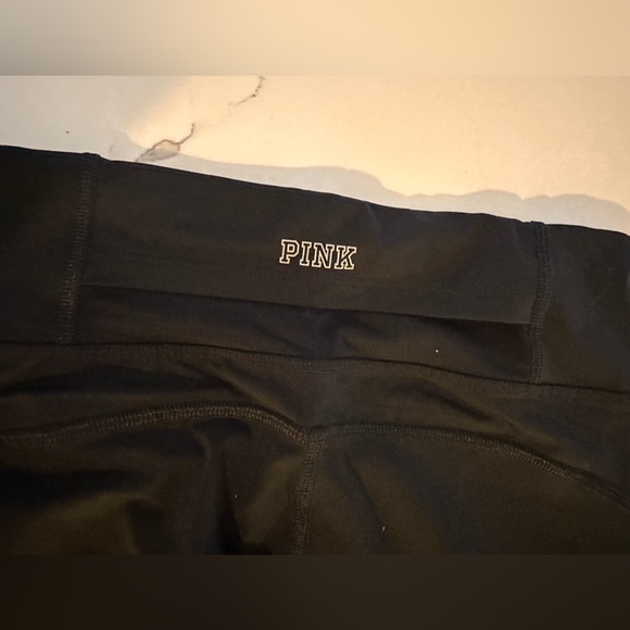 🌸Pink Leggings Floral with Mesh Size Medium🌸 - Picture 4 of 7